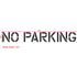 No Parking Stencil 10" measurements